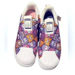 Kids Adidas x Kevin Lyons Superstar 360 Slip On Sneakers Size 3 New NO BOX
