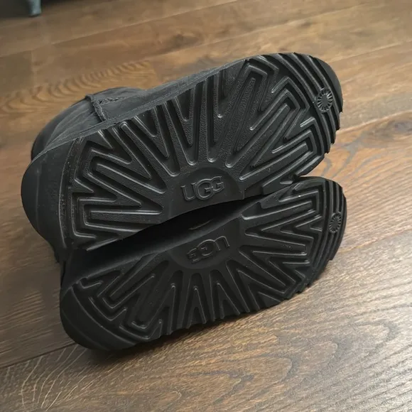 Kids black Ugg Boots - practically New!