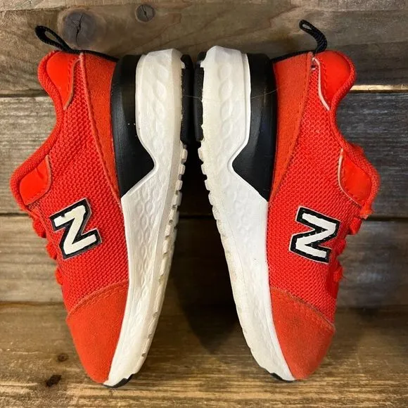 Kids New Balance Fresh Foam 515 Red Mesh Lace Up Shoes‎ Sneakers Size 6.5C