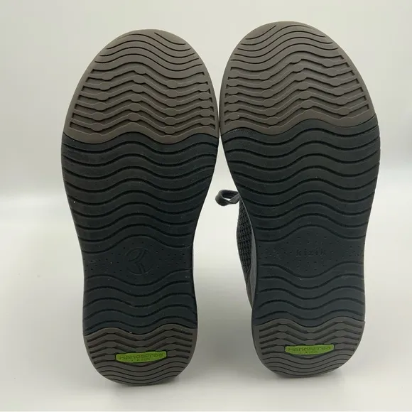 Kizik Charcoal Lima  Lace-Up Slip-On Sneakers. Unisex Men’s Size 8/ Women’s 9.5.