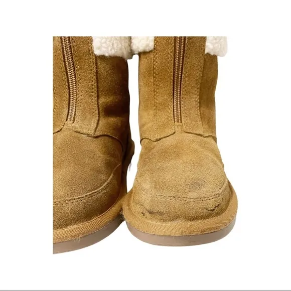 Kookaburra by UGG kids Lytta faux fur front zip booties. Size 2 S# 1121540K