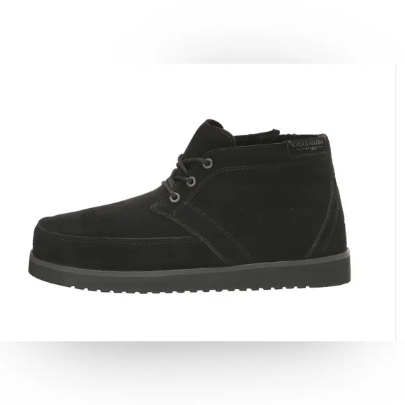 Koolaburra by UGG Asaiah Black lace up faux fur lined rugged sole Boots‎ size 9