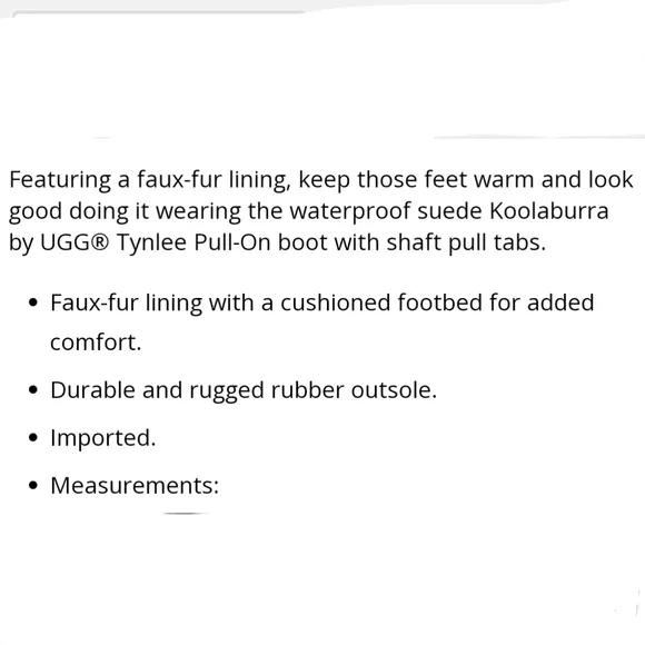 Koolaburra by Ugg Black Tynlee Suede Pull On Waterproof Boots