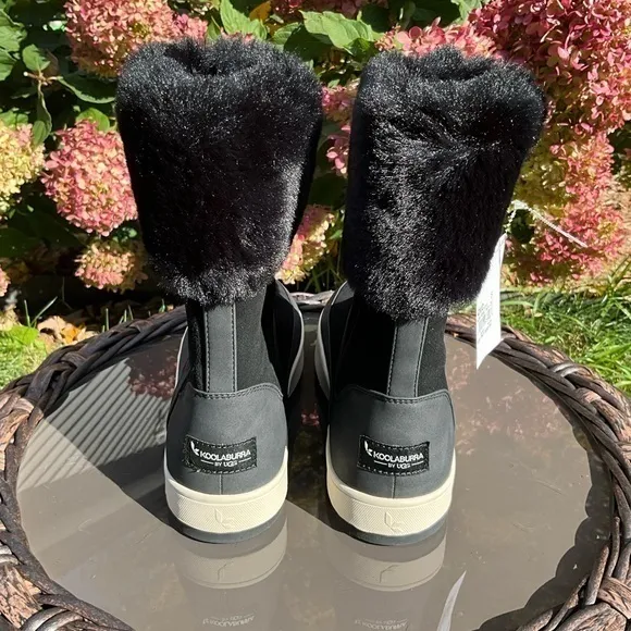 Koolaburra by UGG‎ Suede Faux Fur Tall Boots - Tynlee