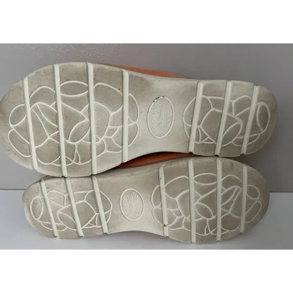 Kork-Ease Leah rust-cayenne colored slide. Size 8.