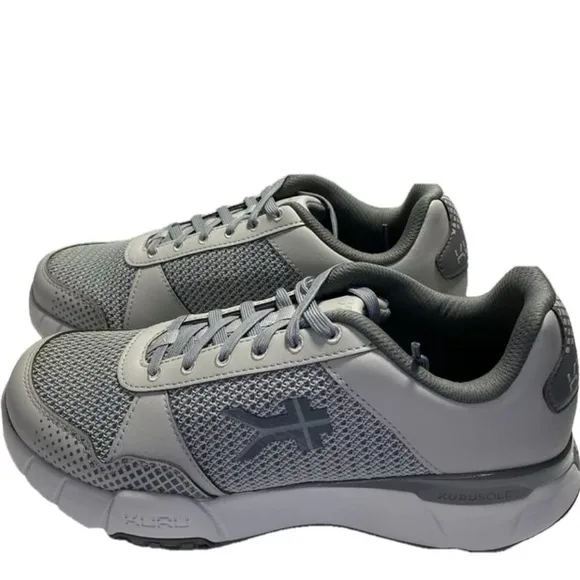 Kuru Quantum Comfort Sneakers – Men's 9.5 – Grey – New Without Box