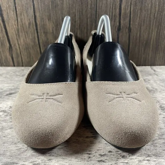 KURU Vienna Womens Size 6 Taupe Plantar Fasciitis Comfort Ballet Flats Shoes