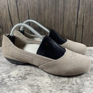 KURU Vienna Womens Size 6 Taupe Plantar Fasciitis Comfort Ballet Flats Shoes