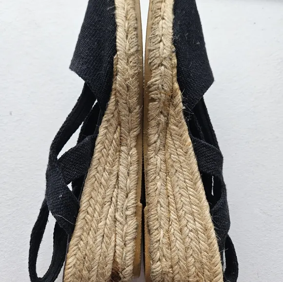 La Manuel Barcelona Espadrilles Black In Size 38