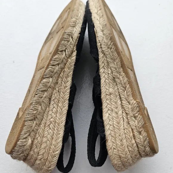 La Manuel Barcelona Espadrilles Black In Size 38