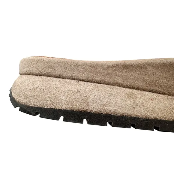 L’Amour Des Pieds | Women | Tarius Taupe Neutral Suede Mule Slides | Size 9 M