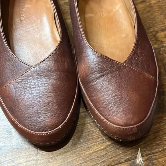 L’Amour Des Pieds Dareau Leather Slip-On Flats, 9!