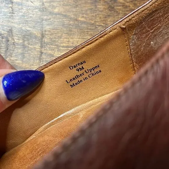 L’Amour Des Pieds Dareau Leather Slip-On Flats, 9!
