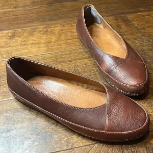 L’Amour Des Pieds Dareau Leather Slip-On Flats, 9!