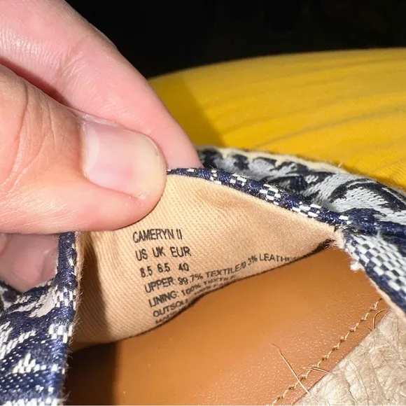Lauren Ralph Lauren Cameryn II Espadrilles 8.5 NWOT