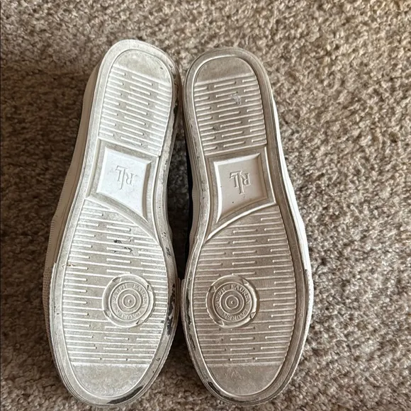 Lauren Ralph Lauren Jarrett Sneakers - White/Navy 7B