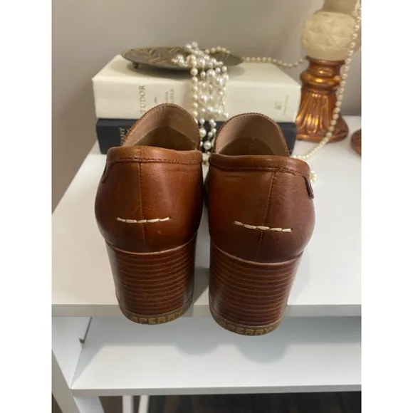Leather Sperry Loafers