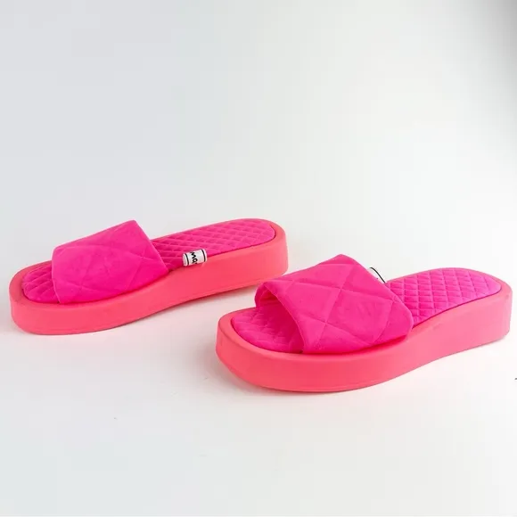 Lemaré Pink Slide Sandal Size