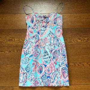 Lilly Pulitzer Petra Dress Shell Me About It 0