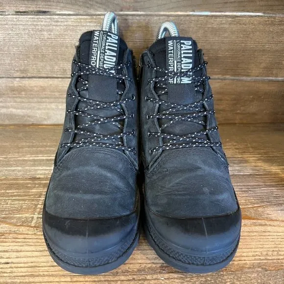 Little Kids Palladium Pampa SC Black Outsider Waterproof Ankle‎ Boots Size 13 C