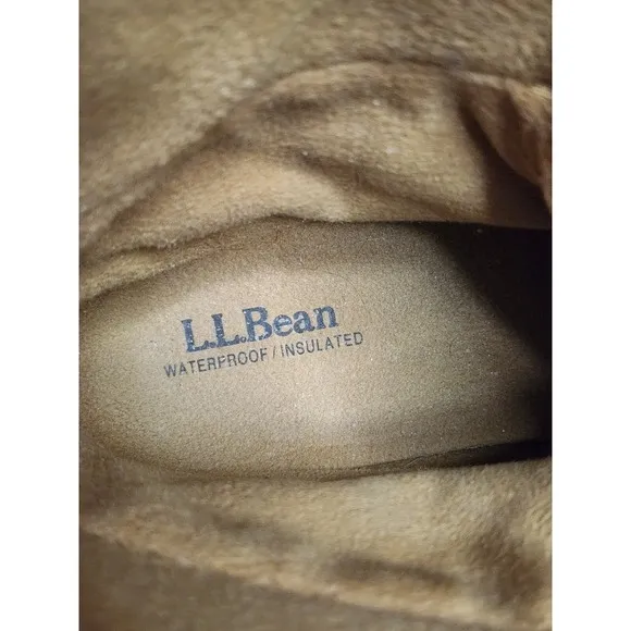 LL Bean Waterproof Insulated Winter Boots Mens Size 12