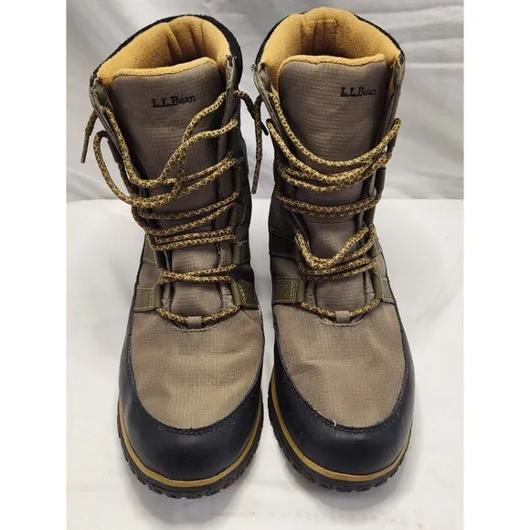 LL Bean Waterproof Insulated Winter Boots Mens Size 12