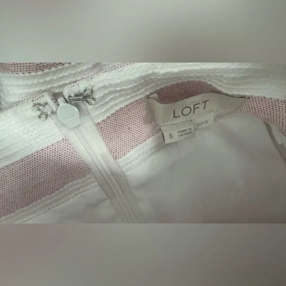 LOFT high waisted pencil skirt CURVY- Size 6 NWT