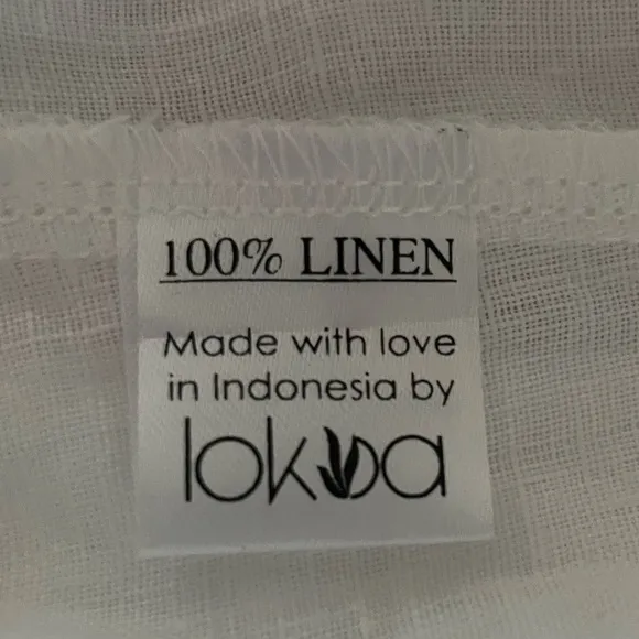 Lokoa The Label Kekoa Shorts in White Size XL NWT