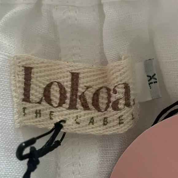 Lokoa The Label Kekoa Shorts in White Size XL NWT
