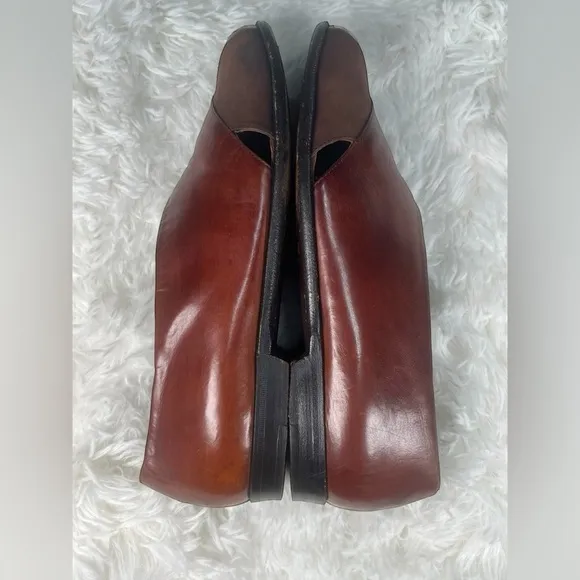 Lorenzo Banfi | Vintage Made in Italy Women’s Leather Slip On Loafers