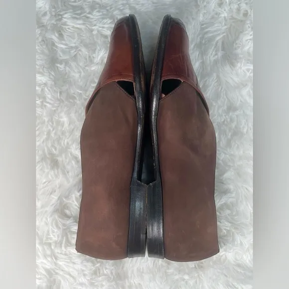 Lorenzo Banfi | Vintage Made in Italy Women’s Leather Slip On Loafers