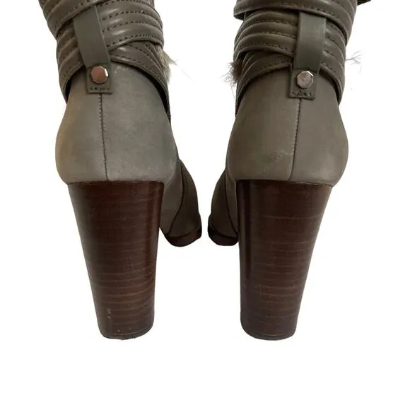 Louise et Cie Ynez Suede and Rabbit Fur Boots