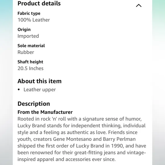 Lucky Brand Generall Boots