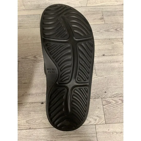 Lucky Feet Sovella Orthotic Slides Black Men’s 9 Womens 11