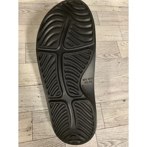 Lucky Feet Sovella Orthotic Slides Black Men’s 9 Womens 11