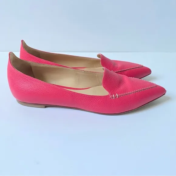 M. Gemi Barbie Pink Flats Pointed-Toe Loafers