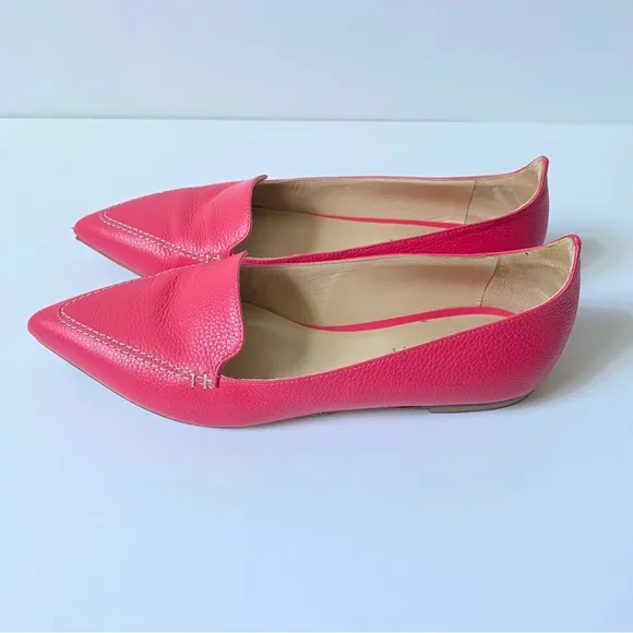 M. Gemi Barbie Pink Flats Pointed-Toe Loafers