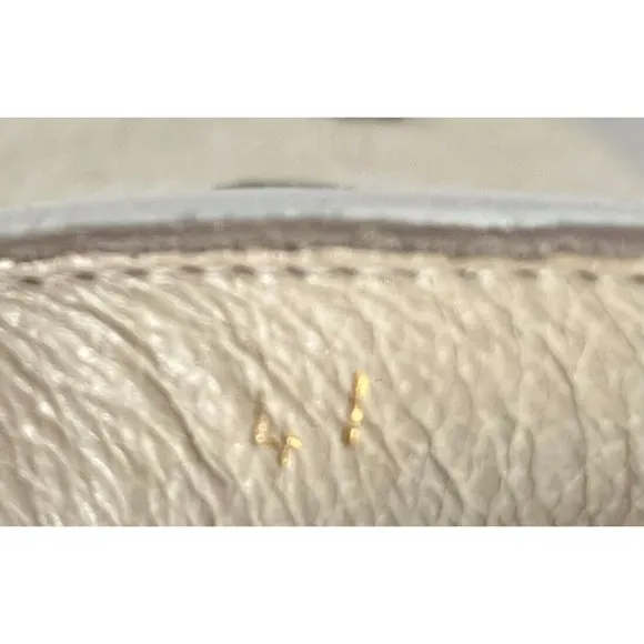 Macchia J White Calf Hair Polka Dot Slip-On Sneakers, Size 8 (US) 41 (EUR)