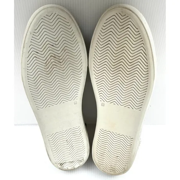 Macchia J White Calf Hair Polka Dot Slip-On Sneakers, Size 8 (US) 41 (EUR)