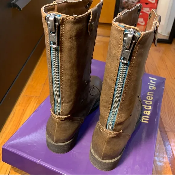 Madden Girl Mid-Calf Combat Boots