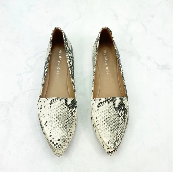 [Madden Girl] Snake Skin Printed Flats