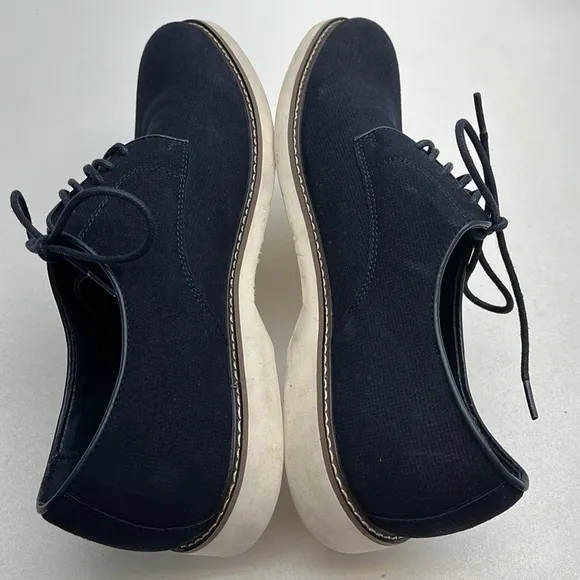 Madden M-David Blue Canvas Casual Lace Up Oxford Loafers Men’s size 10.5