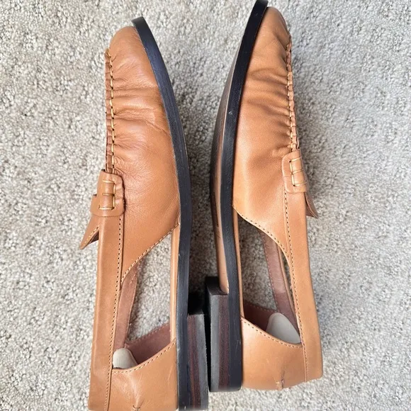 Madewell Cut Out Leather Loafers