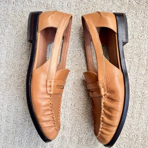 Madewell Cut Out Leather Loafers