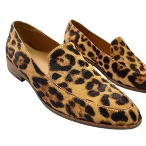 Madewell Frances Loafers Leopard Print Calf Hair Animal Print  Size 7