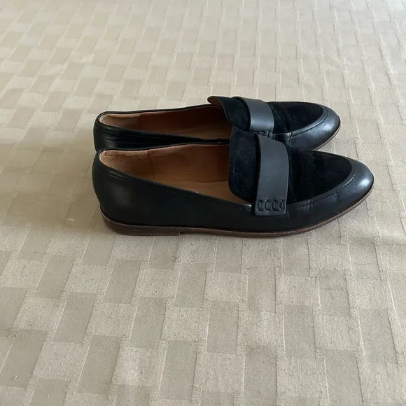 Madewell Leather &amp; Suede Alex Loafers