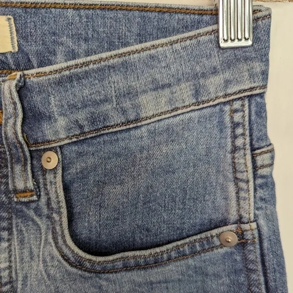 Madewell Women’s Cali Denim Boot Cut Raw Hems Jeans Size 24