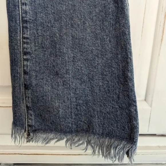 Madewell Women’s Cali Denim Boot Cut Raw Hems Jeans Size 24
