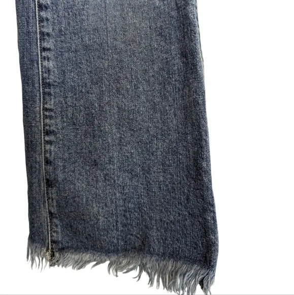 Madewell Women’s Cali Denim Boot Cut Raw Hems Jeans Size 24
