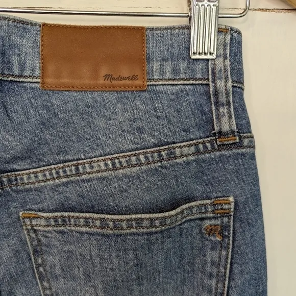 Madewell Women’s Cali Denim Boot Cut Raw Hems Jeans Size 24